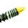 Premium Gasdruck Federbeine 360mm gold mit schwarzer Feder für Simson S51 S50 S70 Enduro Tuning Stoßdämpfer Federung hinten 36cm