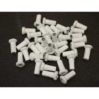 36 Speichen-Nippel M3,5 weiß für Simson S51 S50 S53 S70 KR51 Schwalbe Spatz Star Habicht Sperber Duo