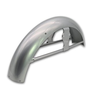 Vorderes Schutzblech "Strebenschutzblech" für Simson S51 S50 S70 S53 S83 Metall silber pulverbeschichtet Kotflügel vorn
