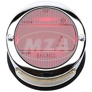 Rücklicht verchromt  mit Kennzeichenbeleuchtung für MZ ES125 ES150 ES175 ES250 TS125 TS150 TS250 ETS150 ETS125 ETS250 IWL Troll, Campi