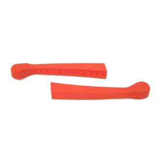 Paar Tuning Hüllen flexibel, rot Handhebel Griffe für Simson KR51 Schwalbe Star Sperber Habicht S50 Kupplungshebel Bremshebel