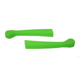 Paar Tuning Hüllen flexibel, grün neon Handhebel Griffe für Simson KR51 Schwalbe Star Sperber Habicht S50 Kupplungshebel Bremshebel
