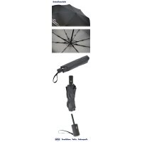 Simson Regenschirm Taschenschirm in schwarz mit...