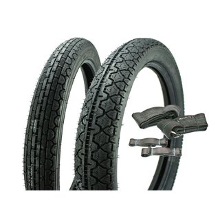 Reifen Set für MZ ETZ250 Heidenau K39 48P 2,75x18 + K36 3,50x18 Mantel