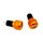 Metall Blindstopfen Blinker orange für Simson S51 S50 S70 KR51 Schwalbe SR4 Star Sperber Habicht ES ETZ Lenker Endstopfen Lenkergewichte