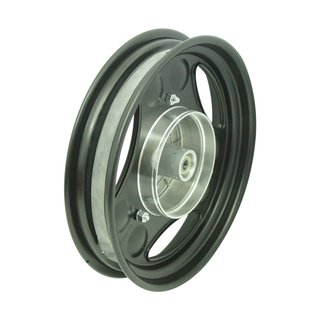 Felge Scheibenrad mit Nabe 12 Zoll für Simson SR50 SR80 Roller schwarz 