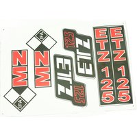 Satz Klebefolie Aufkleber für MZ ETZ125 Seitendeckel...