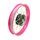 Speichenrad, Felge pink, neon rosa, schwarze Nabe 1,85x16 für Simson S51 KR50 KR51 Schwalbe S50 Star Sperber Spatz Habicht Duo