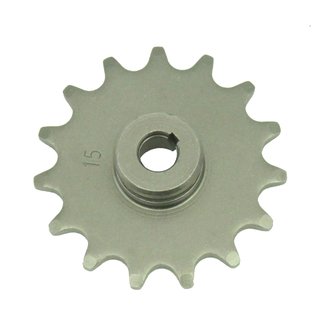Abtriebskettenrad Ritzel 15 Zähne für Simson SR1 SR2 SR4 Spatz KR50 Soemtron Motor