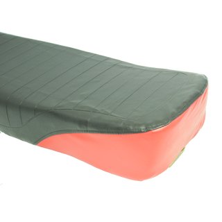 Sitzbankbezug schwarz rot für Simson S51 S50 KR51 Schwalbe S70 C strukturiert Bezug Sitz Sitbzank