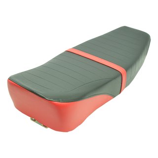 Sitzbank schwarz rot für Simson S51 S50 S70 C Sitz Doppelsitz
