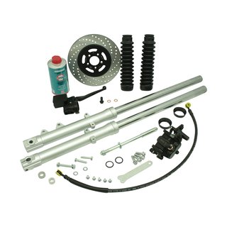 Umbau Set 2 Scheibenbremse 220mm für Simson S51 S50 S70 S53 S83 Bremszange inkl Hauptbremszylinder