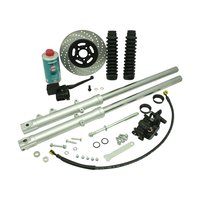 Umbau Set 2 Scheibenbremse 220mm für Simson S51 S50 S70 S53 S83 Bremszange inkl Hauptbremszylinder