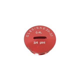 Deckel Verschlussschraube rot Motor, Getriebe für Simson S51 S70 SR50 KR51/2 Schwalbe SR80 S53 S83 Kappe Kupplungsdeckel Öleinfüllöffnung
