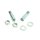 Griffe Handhebel Befestigung Schrauben für Simson Schwalbe S51 S50 SR50 6x25