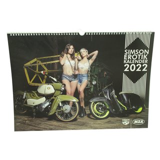 Offizieller Simson Kalender 2022 Tuning S51 S70 S53 Star Sperber Habicht Spatz Fotokalender SR1 SR2 Hochglanz Erotikkalender 36x50