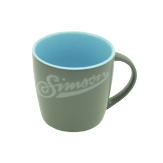Keramik Tasse, Kaffeetasse, Teetasse Simson S51 S50 S70 Schwalbe Star Sperber Habicht SR1 SR2 Duo  ideales Geschenk blau