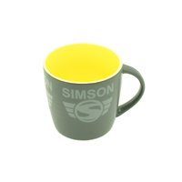 Keramik Tasse, Kaffeetasse, Teetasse gelb Simson S51 S50...