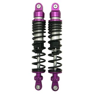 Premium Gasdruck Federbeine 360mm lila für Simson S51 S50 S70 Enduro Tuning Stoßdämpfer Federung hinten 36cm