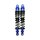 Premium Gasdruck Federbeine 360mm blau für Simson S51 S50 S70 Enduro Tuning Stoßdämpfer Federung hinten 34cm