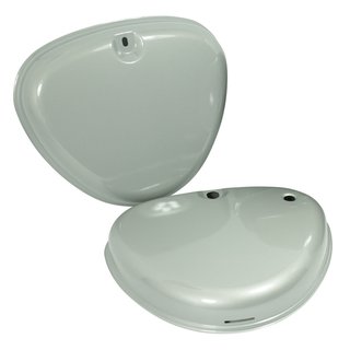 B-Ware Seitendeckel rechts links silber für Simson S51 S50 S70