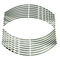 Felgensticker rim sticker schwarz für Felgenring 16...
