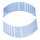 Felgensticker rim sticker blau für Felgenring 16 Zoll für Simson S51 S50 S70 S53 KR51 Schwalbe Duo Spatz Star Sperber Habicht