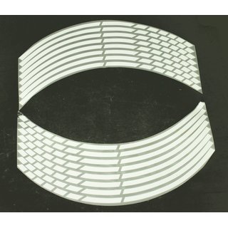 Felgensticker rim sticker weiß für Felgenring 16 Zoll für Simson S51 S50 S70 S53 KR51 Schwalbe Duo Spatz Star Sperber Habicht