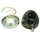 Scheinwerfer komplett, schwarz für Ural M72 BMW R72 Lampe
