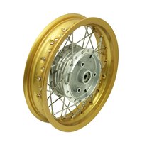 Tuning Felge, Speichenrad gold poliert 2,15x12 Zoll...