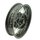 Tuning Felge, Speichenrad schwarz poliert 2,50x12 Zoll für Simson SR50 SR80 Roller SD50 Albatros