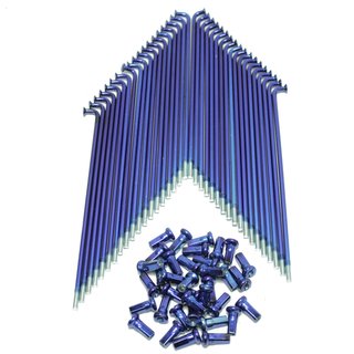 36 Speichen mit Nippel blau für Simson S51 S50 S53 S70 KR51 Schwalbe Spatz Star Habicht Sperber Duo