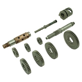 Premium 4 Gang Getriebe mit Schaltwalze für Simson S51 KR51/2 Schwalbe SR50 S53 auch Umbau von 3-Gang auf 4-Gang Losrad Festrad