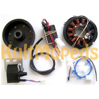 Lichtmaschine Kontaktlos Vape Zündung für Sachs 125 Hercules 1001-1251 KTM 100 125 Penton 100 125 DKW - Motor K125 Motoplat12V 100W DC
