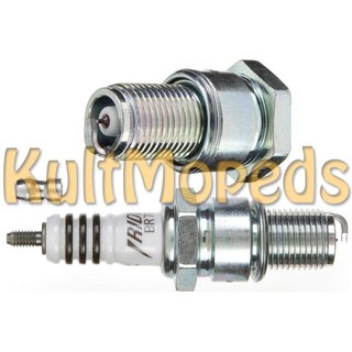 NGK BR7EIX Zündkerze pass für Adly ATU CPI Generic Hercules Keeway Motorro Vespa