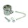 Schelle + Dichtung pas. f. Simson Auspuff Klemm-schelle KR50 SR1 SR2 vorn verchromt