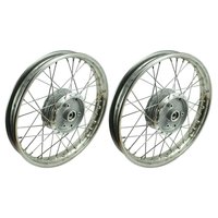 2 XL Edelstahlfelgen + Speichen S51 S50 S70 KR51 Schwalbe...