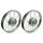 2 XL Edelstahlfelgen + Speichen S51 S50 S70 KR51 Schwalbe S53 Duo Star Sperber Habicht Felgen 1,60x16