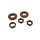 Wellendichtringe Simmerringe braun für Simson Duo S50 KR51/1 Schwalbe Star Sperber Habicht Spatz SK