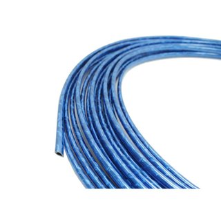 1m Zierleiste Keder  blau für Simson KR51 Schwalbe Schutzblech Panzer Knieblech