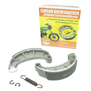 Satz Simson Bremsbacken Bremsen S51 S70 S50 S53 SD50 KR51/1 KR51/2 Schwalbe Star Sperber Duo Sperber