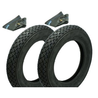 2 Reifen VeeRubber 3.00-10 + Schläuche für Vespa 50 S N Sprinter Racer 90 PK 50 80 125