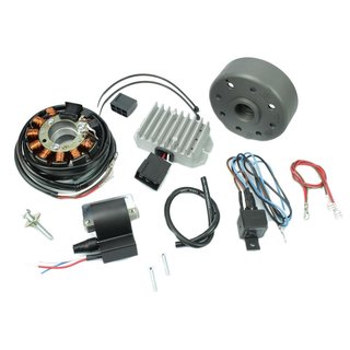 Lichtmaschine, kontaktlose Vape Zündung IWL Roller SR56 SR59 Berlin Pitty, Wiesel, Troll 6Volt