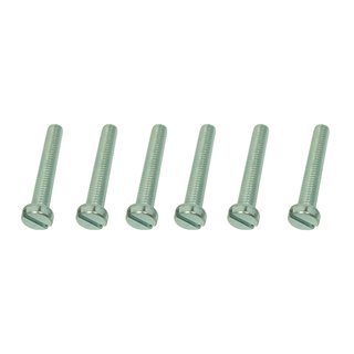 Schraubensatz Kupplungsdeckel Motor pas f Simson S51 SR50 KR51/2 Schwalbe S53 S70 Duo 4/2 6x 6x35 Schlitzschraube