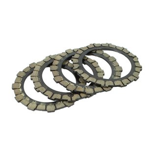 Set 4 Kupplungsscheiben, Reibscheiben für Simson S51 S50 S53 S70 KR51 Schwalbe Spatz K Star Sperber Habicht, Kupplung 