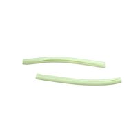 2 Gummi Keder geschlitzt beige Sitzbank und Lenker...