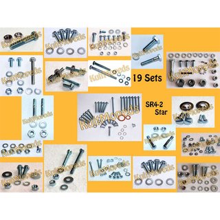 Normteile für Simson SR4-2 Star 250 Schrauben Muttern Schraubensatz 18 Sets