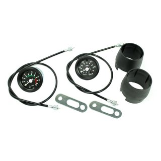 Set 100 km/h Tachometer + Drehzahlmesser DZM Welle für Simson S51 S50 S70 S53
