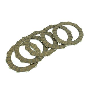 Simson 5x Reibbeläge Kupplungsscheiben S51 S53 SR80 SR50 KR51 Schwalbe Lamellen Tuning Sportkupplung Alu 2,5mm
