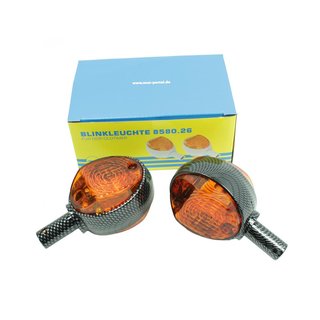 Lenker Blinker Carbon Simson KR51 Schwalbe Star Sperber Habicht pas. f. MZ ES 150 125 175 250 300 Ochsenaugen